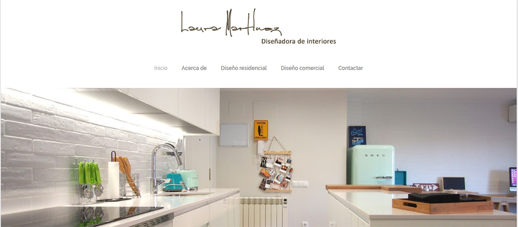 Captura de la web de Laura Martínez